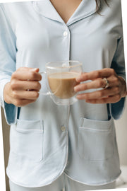 BED JACKET BLUE