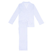 BED JACKET OCEAN STRIPES
