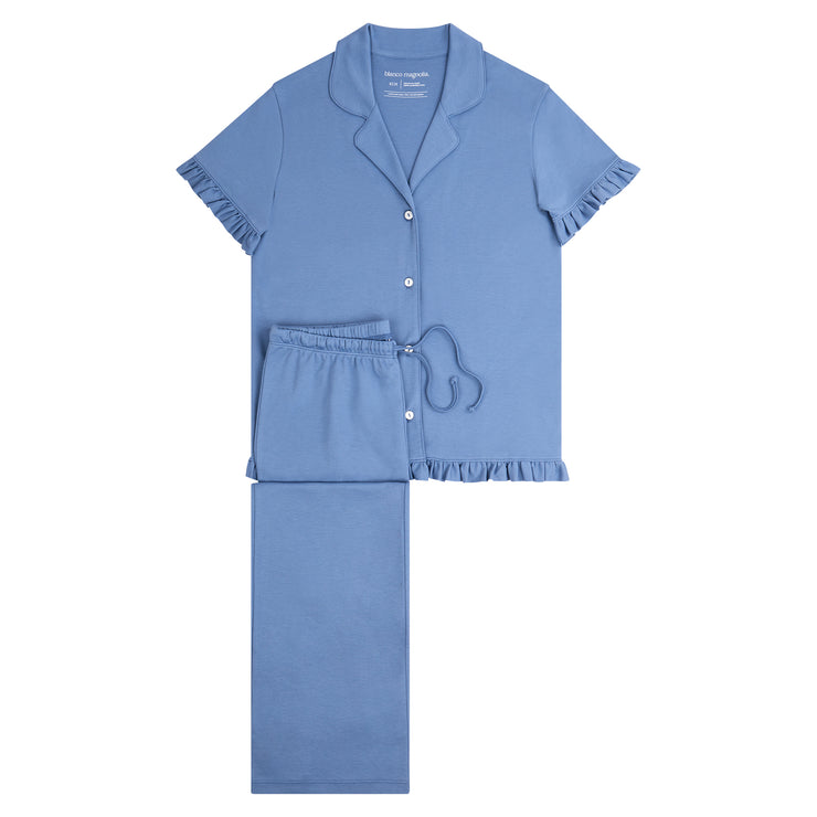 SHORT-SLEEVE RUFFLE MOONLIGHT