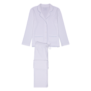 BED JACKET BLUE DOTS