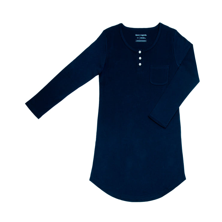 COZY SLEEPSHIRT NAVY