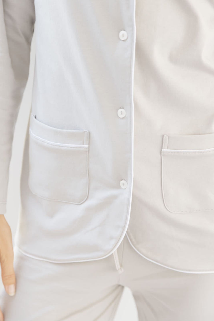 BED JACKET GREY