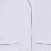 BED JACKET GREY DOTS
