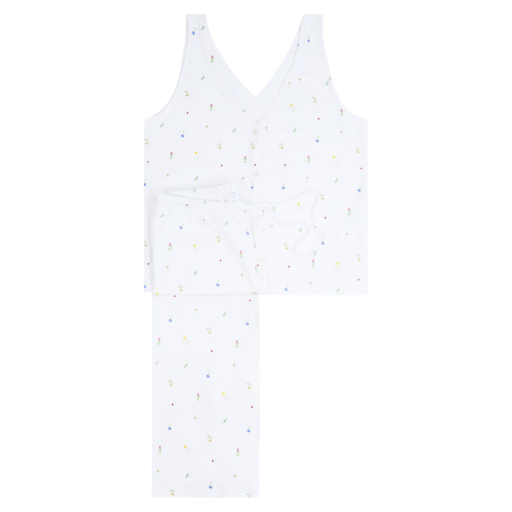 MIDI V NECK BLOSSOM