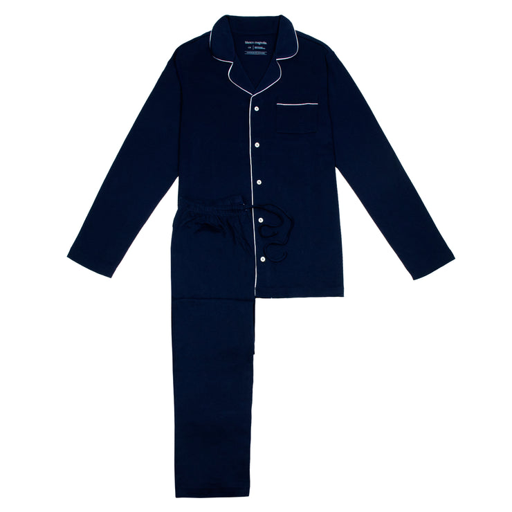 MEN BED JACKET NAVY