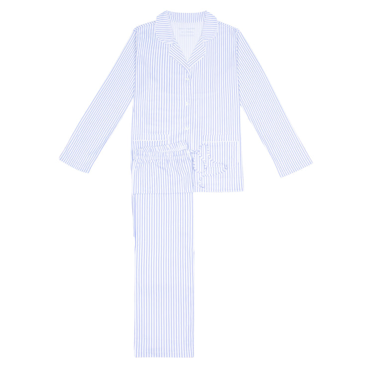 BED JACKET OCEAN STRIPES