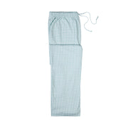MEN PANTS SAGE PLAID