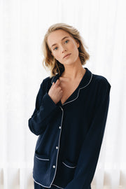 BED JACKET NAVY