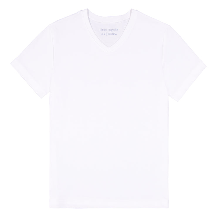 MEN V SHIRT WHITE