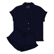 SHORT RUFFLE NAVY